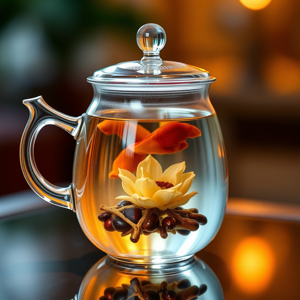 Luxury Glass Teapot