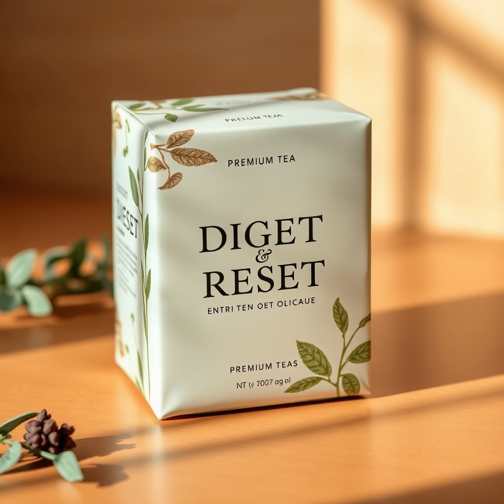 Digest & Reset packaging