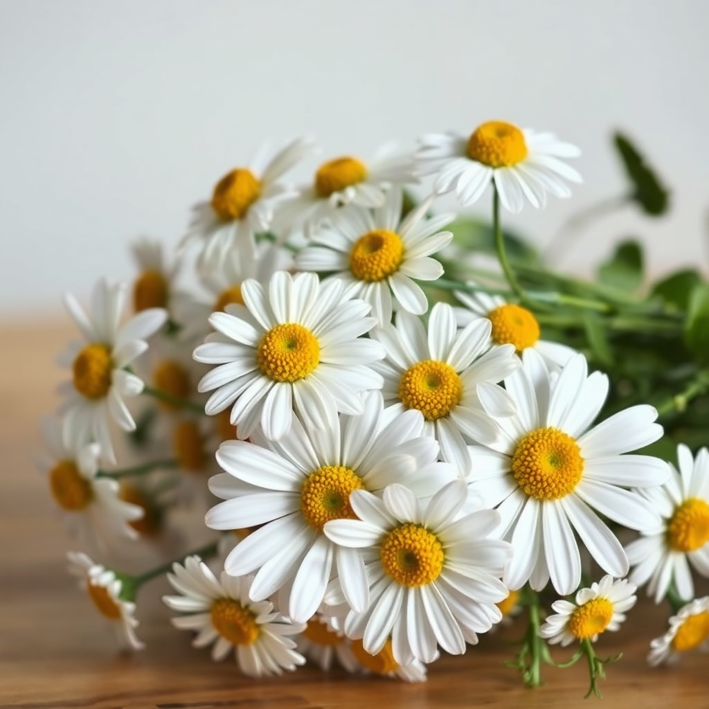 Chamomile flowers visual