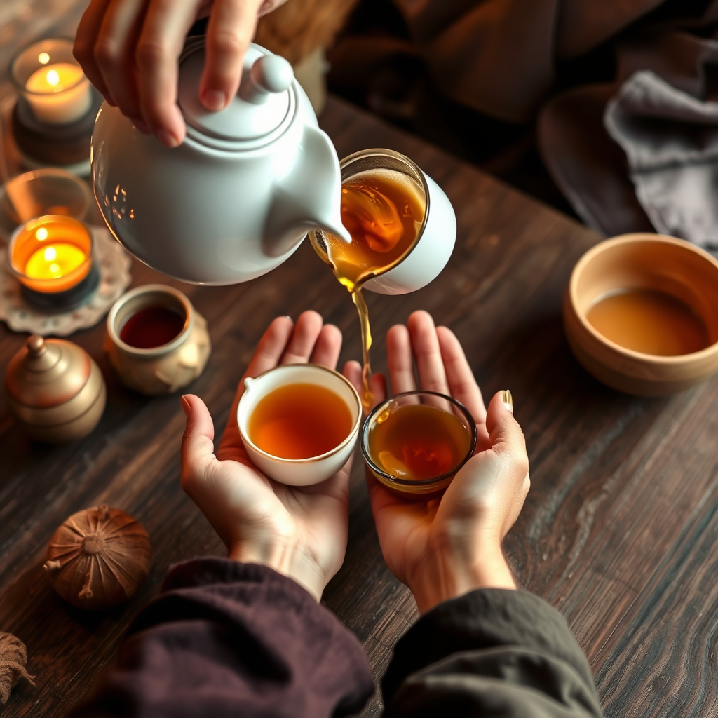 Ayurvedic preparation scene