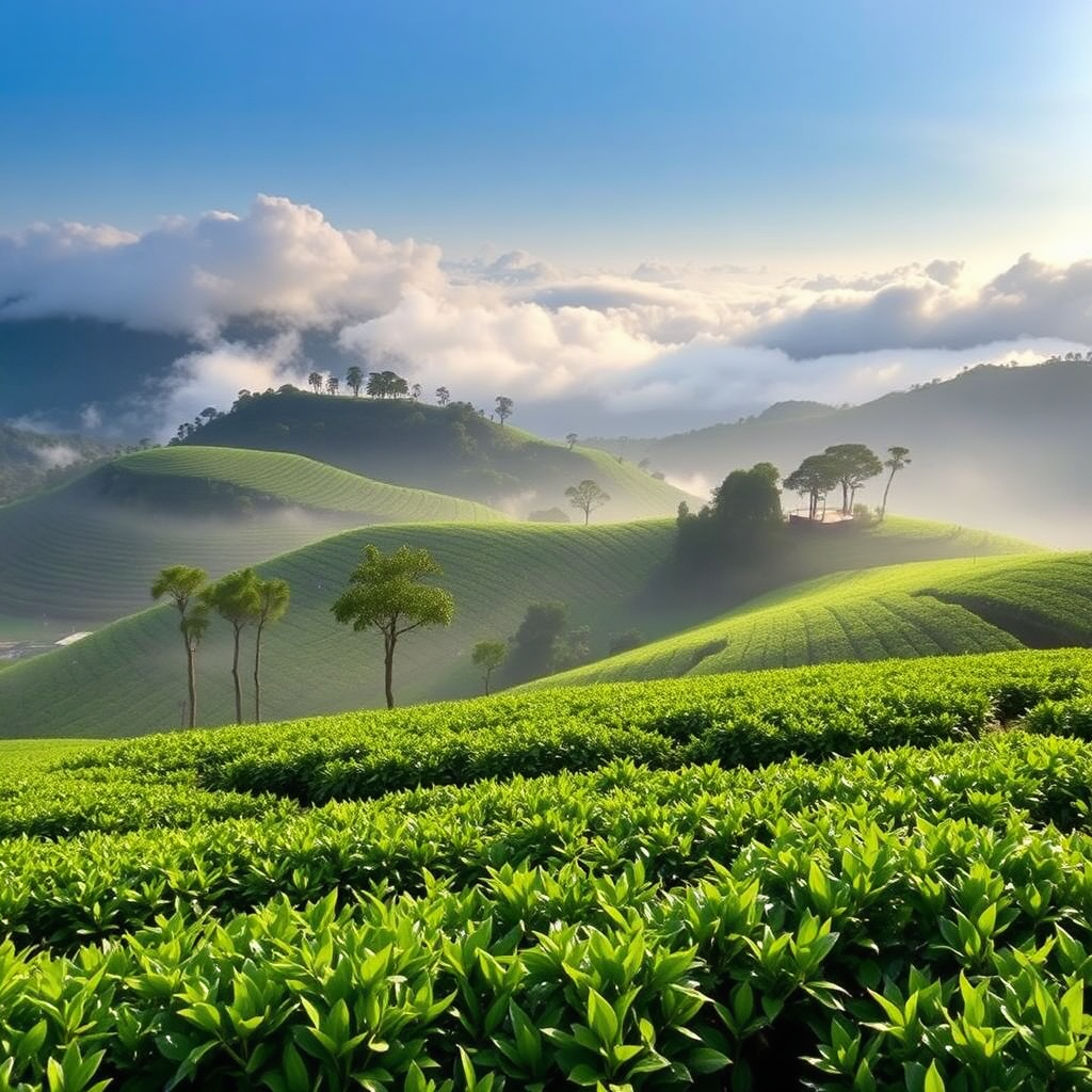 Taiwanese tea farm