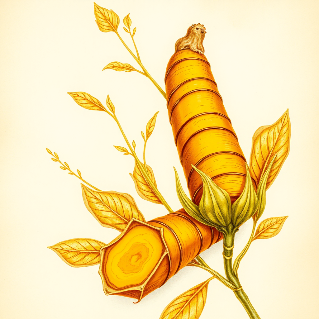 Turmeric illustration