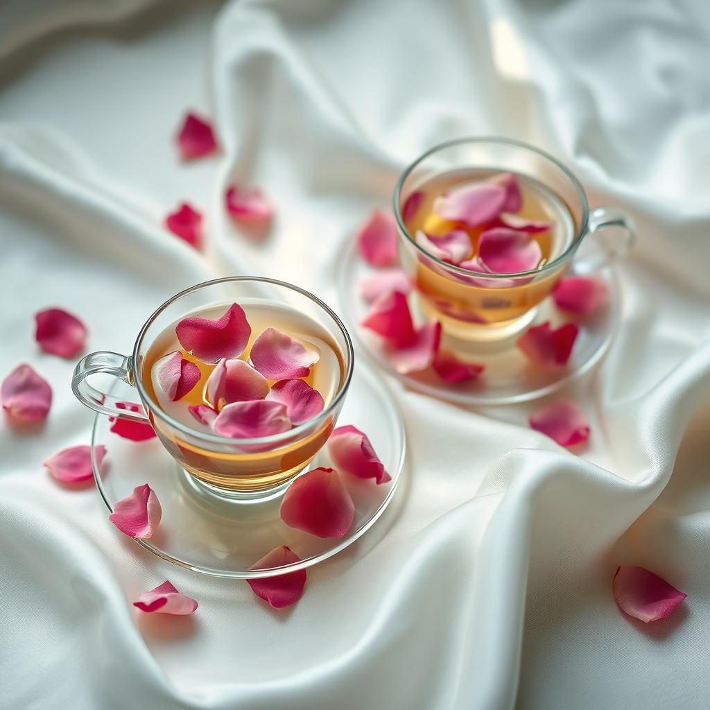 Rose petals visuals