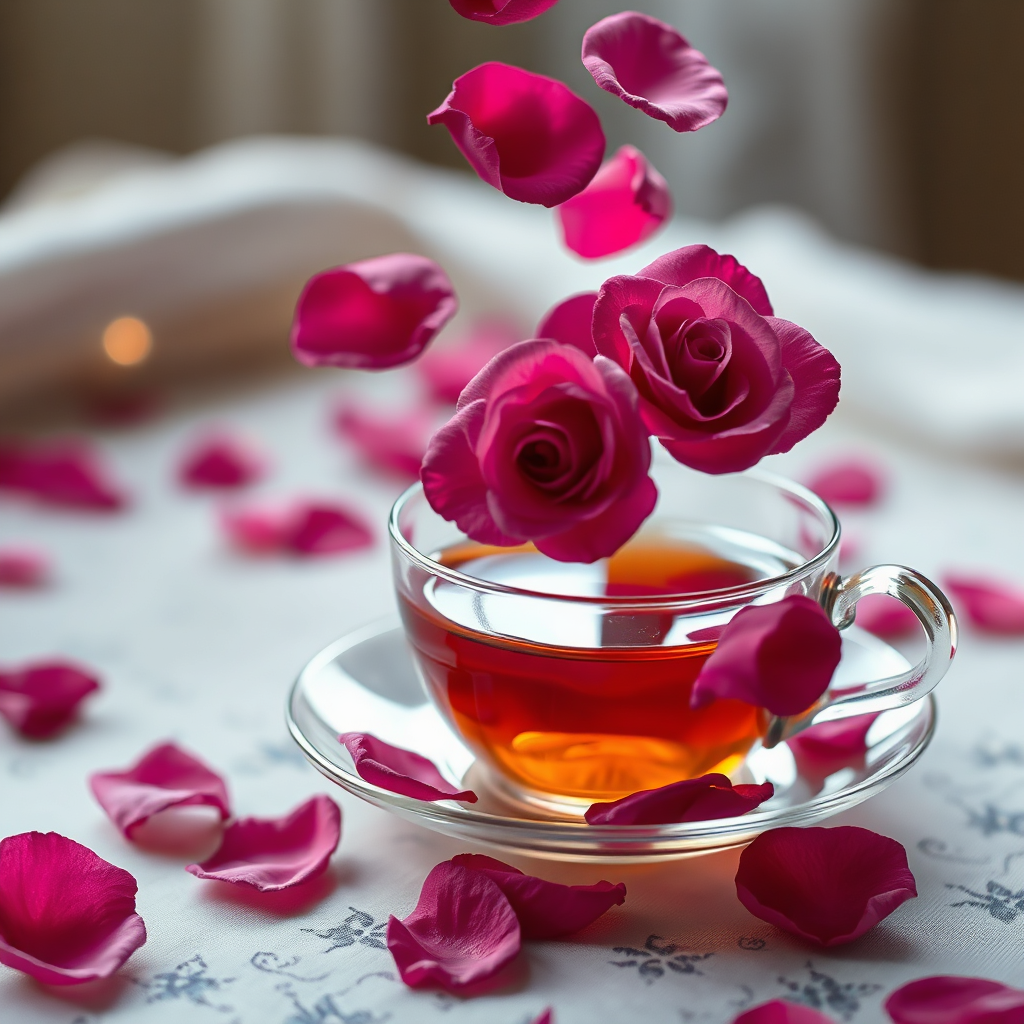 Rose petals visual