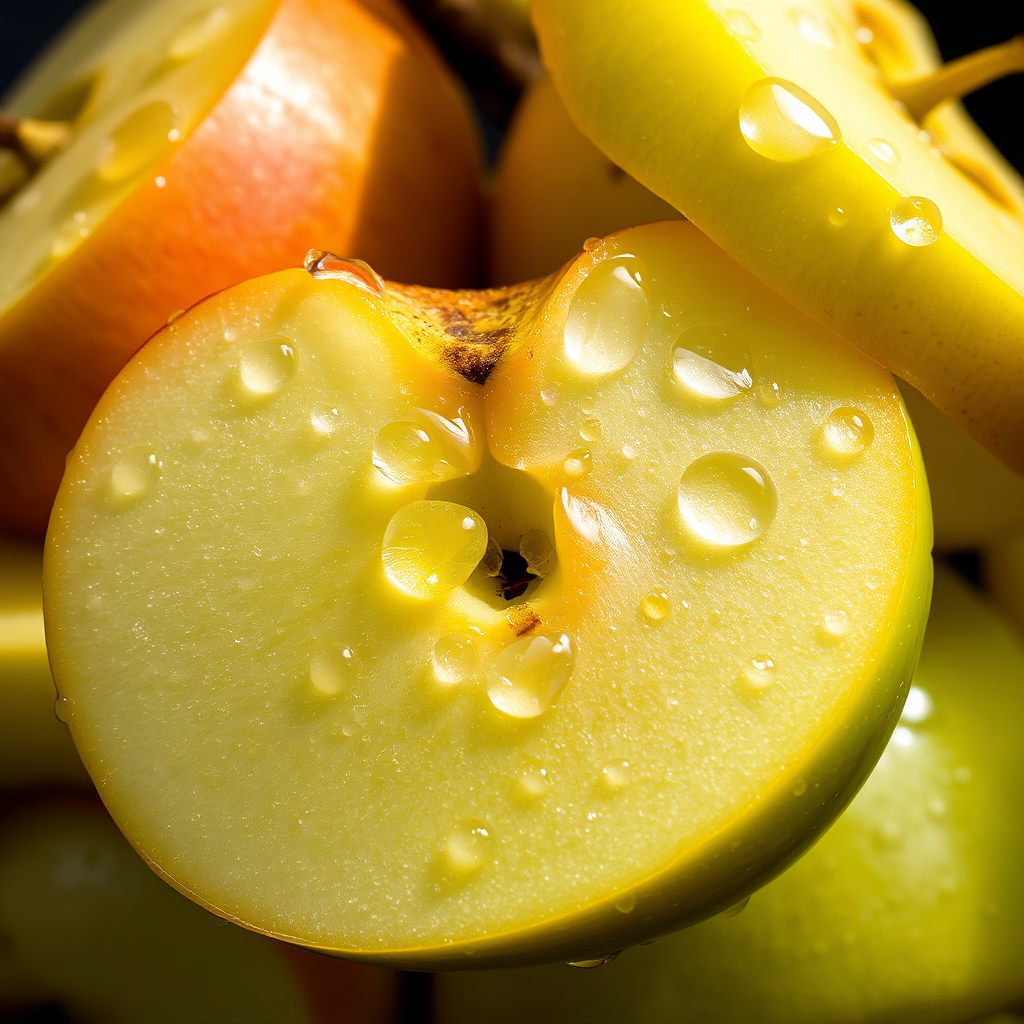 Apple pieces