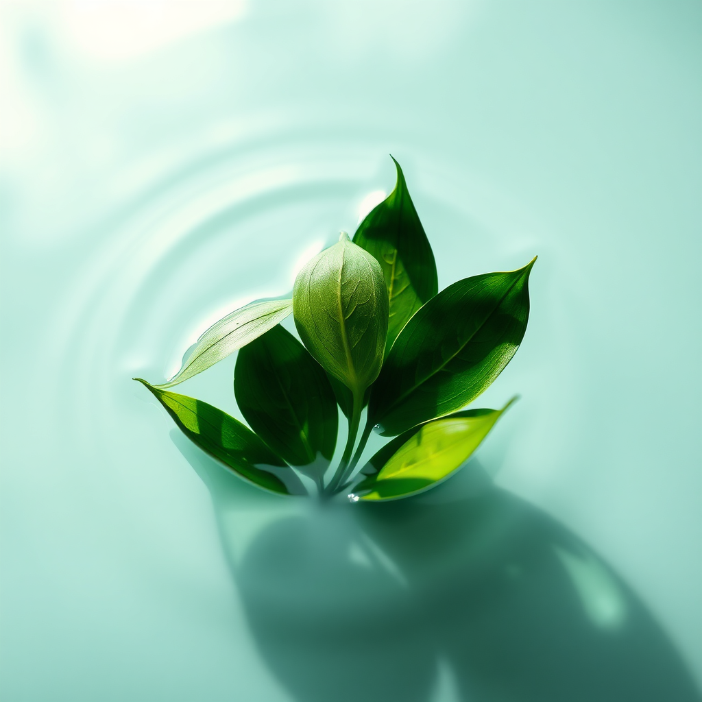 Green tea visuals