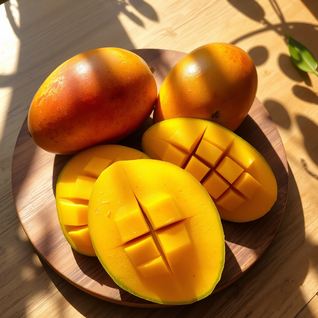 Mango slices