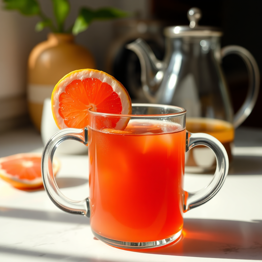 Hot sunrise brewing