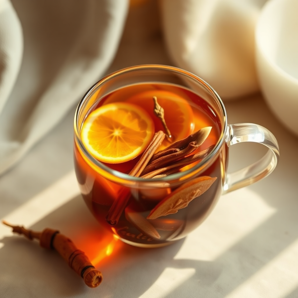 Golden Balance tea visual