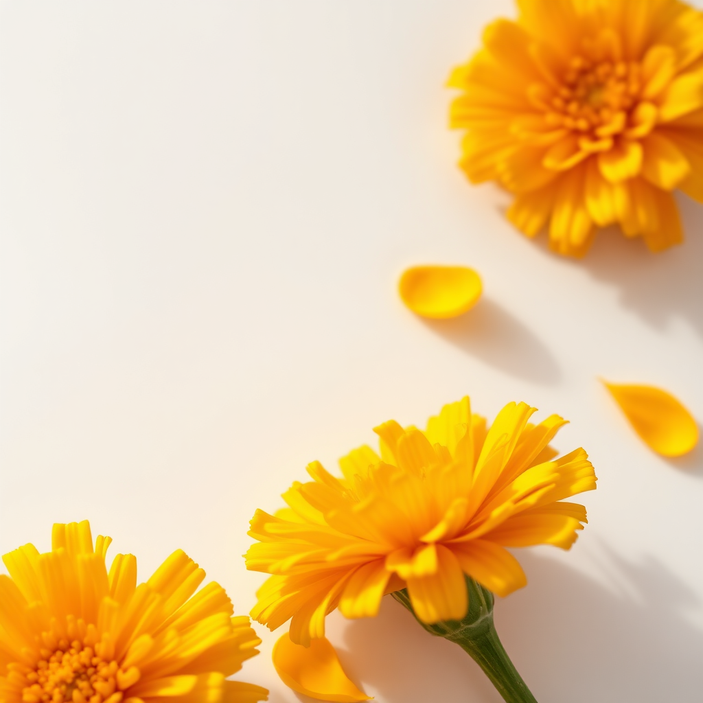 Marigold petals