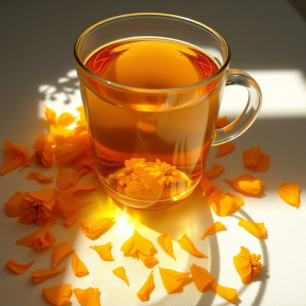 Marigold petals