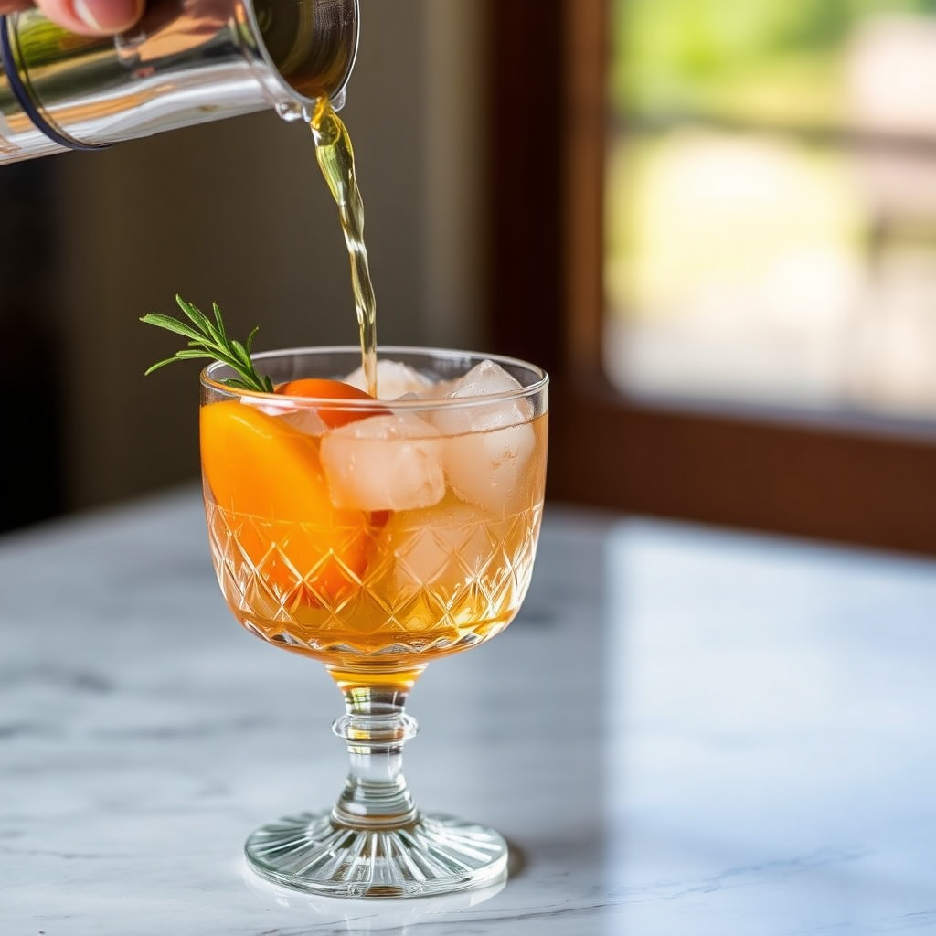 Iced afternoon tea