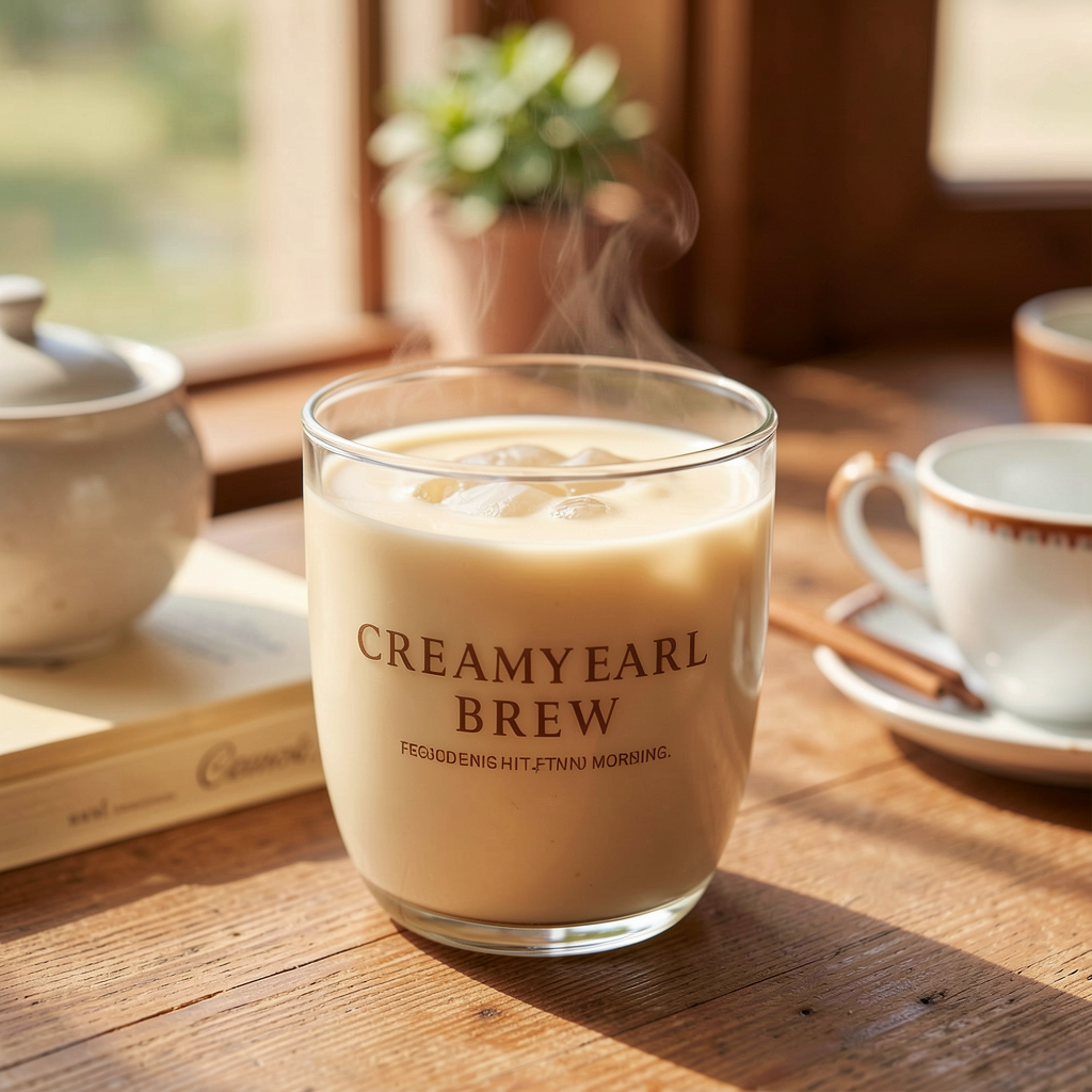 Creamy Earl Grey brew