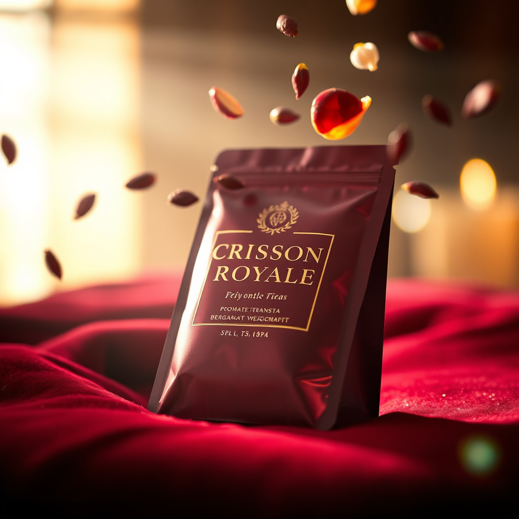Crimson Royale tea pouch