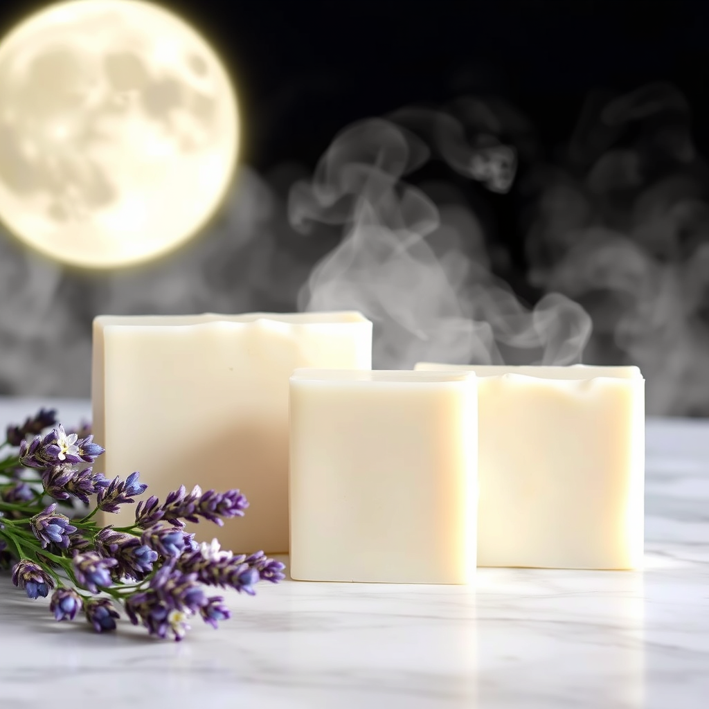 Evening Calm Soaps - Chamomile Dream, Lavender Calm, Vanilla Night Ritual