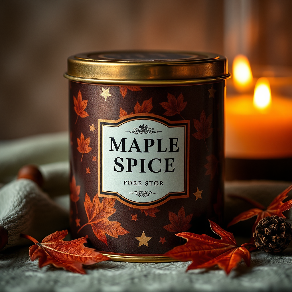 Maple Spice tin