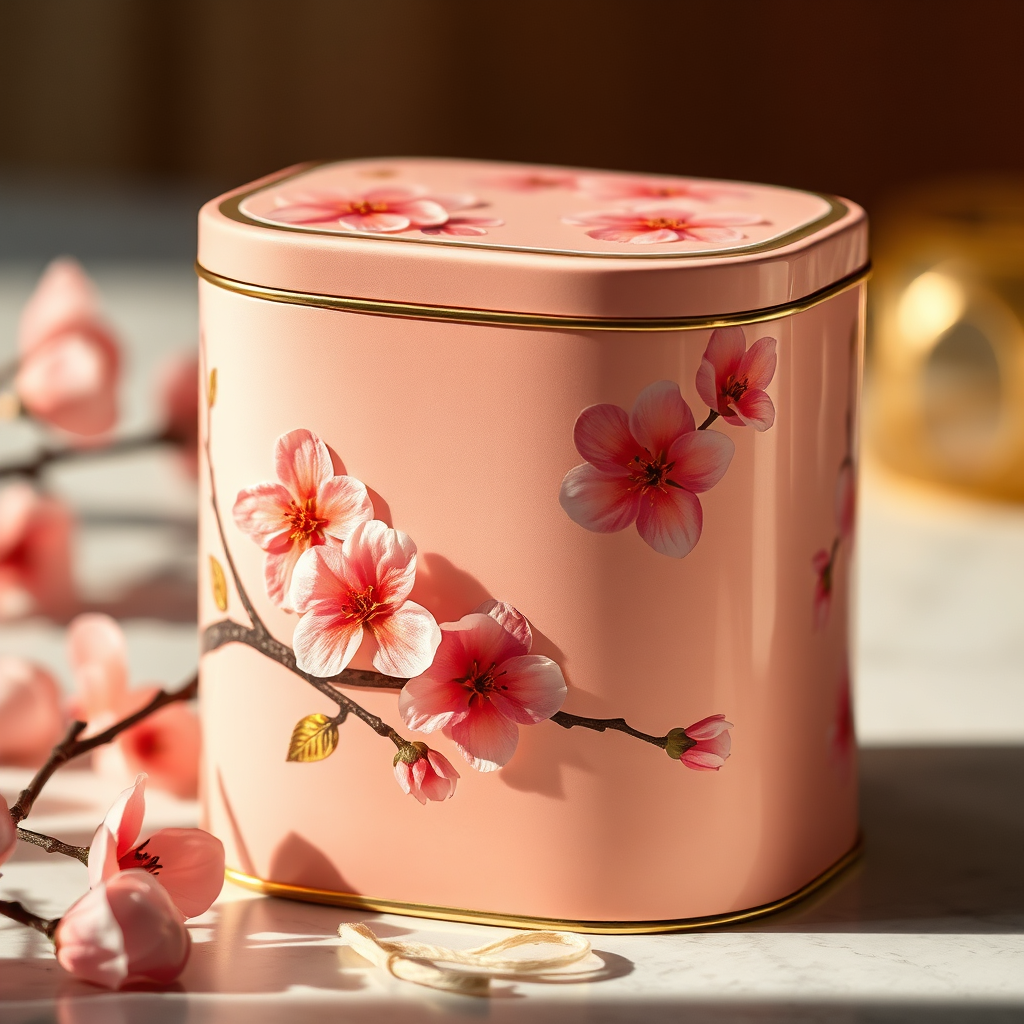 Peach Blossom tin
