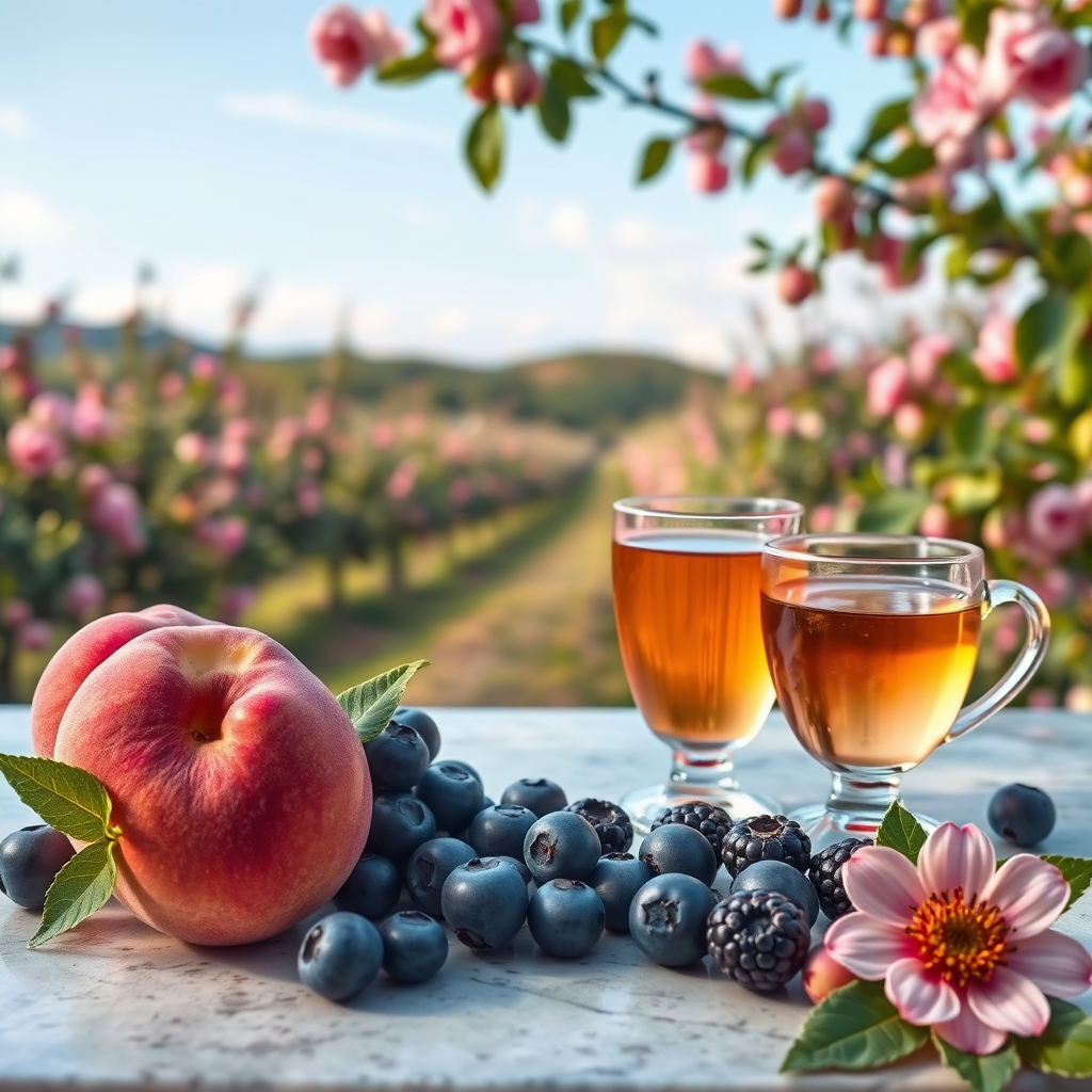 Bright refreshment visuals