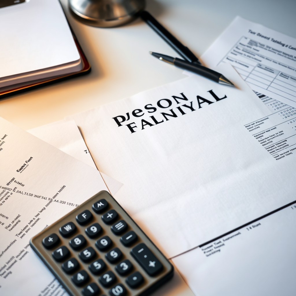 Taxes template cover