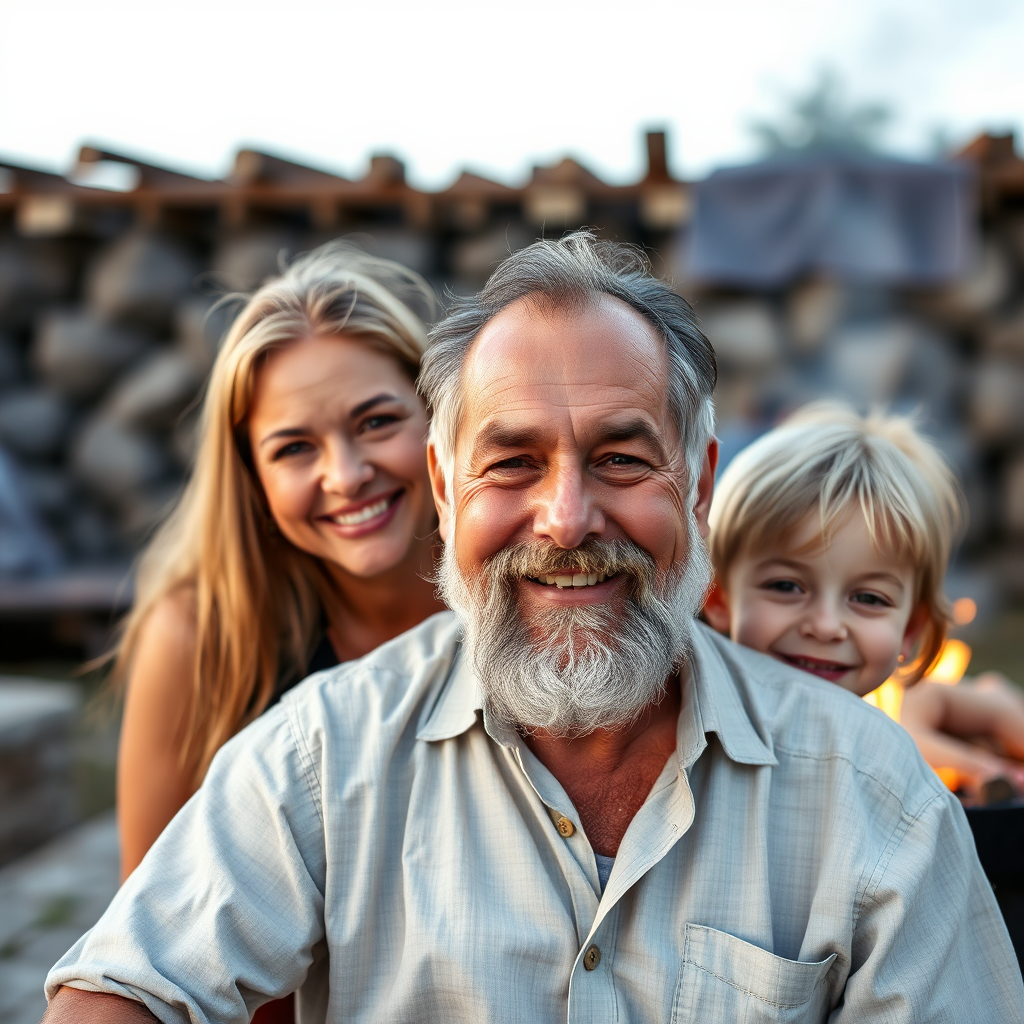 Portrait of a family elder