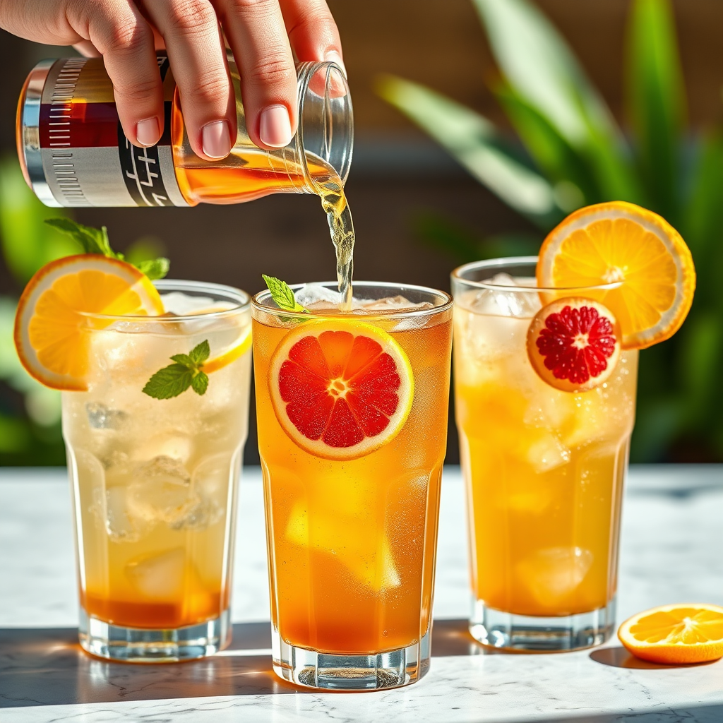 Iced tea ritual visuals