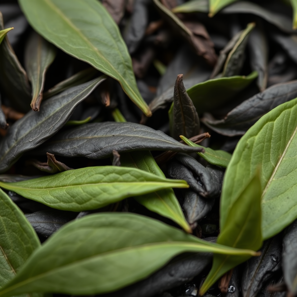 Premium black tea leaves
