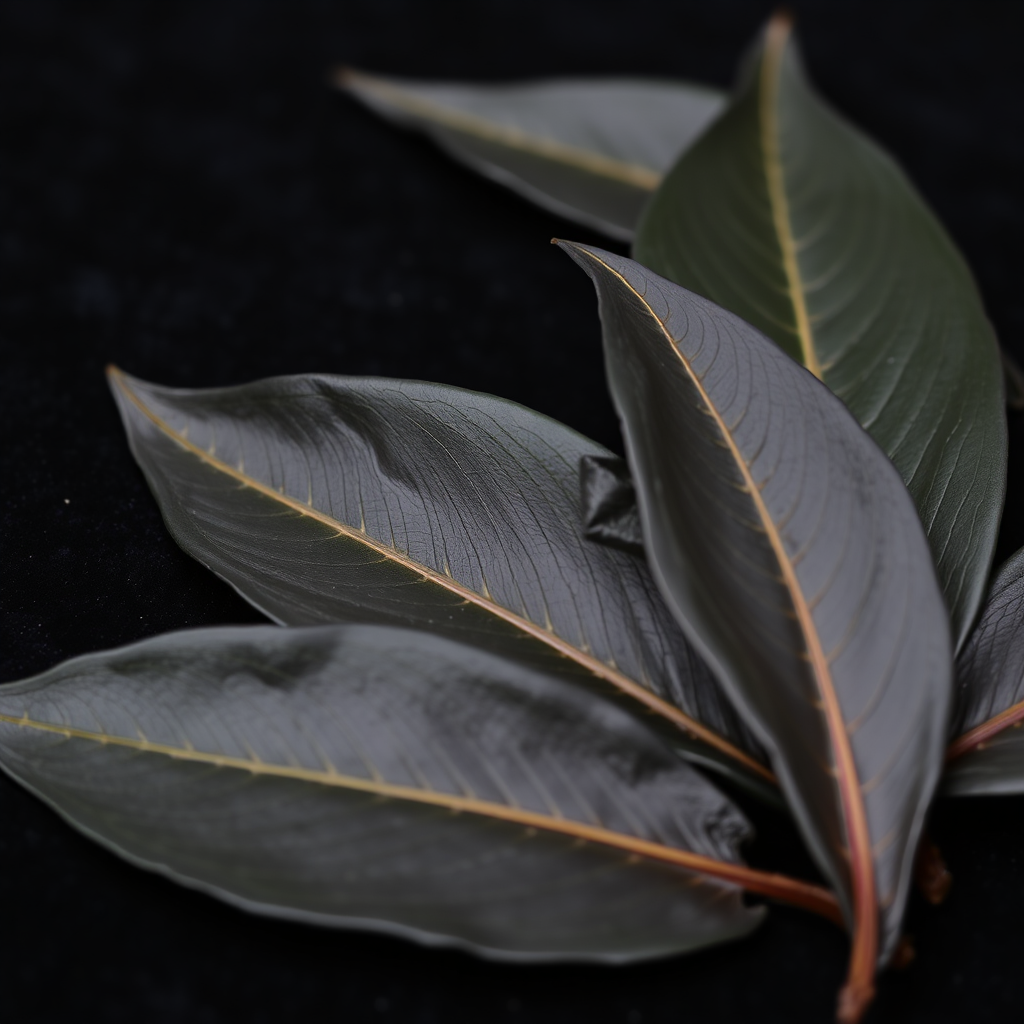 Black tea leaves