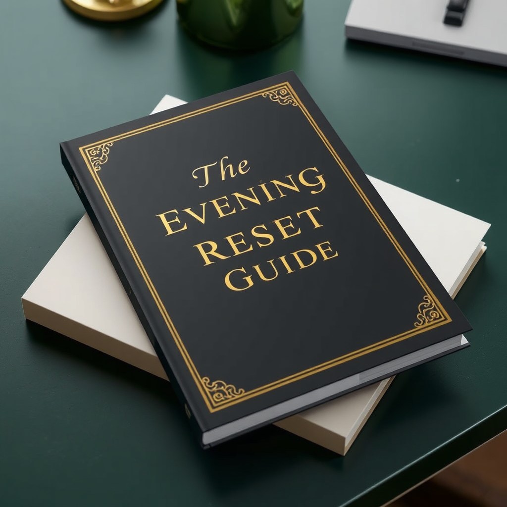 The Evening Reset Guide ebook mockup