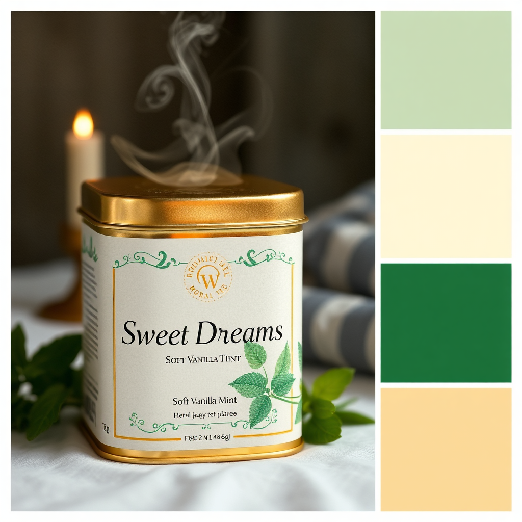 Sweet Dreams packaging mockup