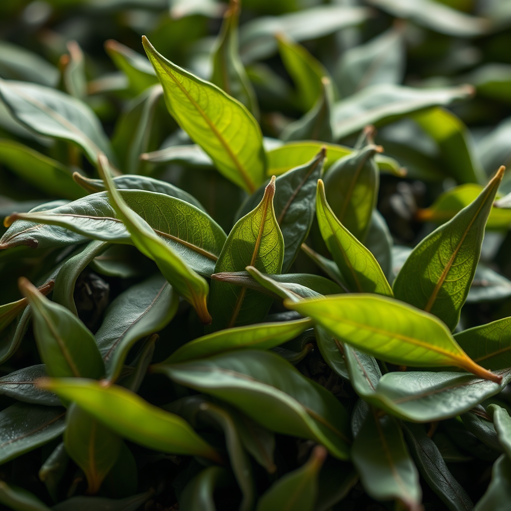 Formosa oolong leaves