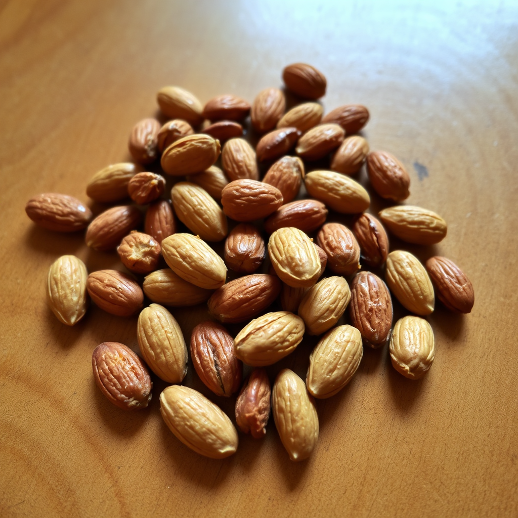Roasted almonds