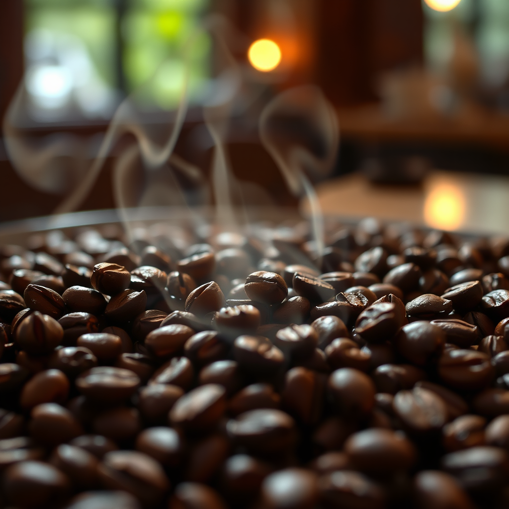 Cocoa nibs lighting