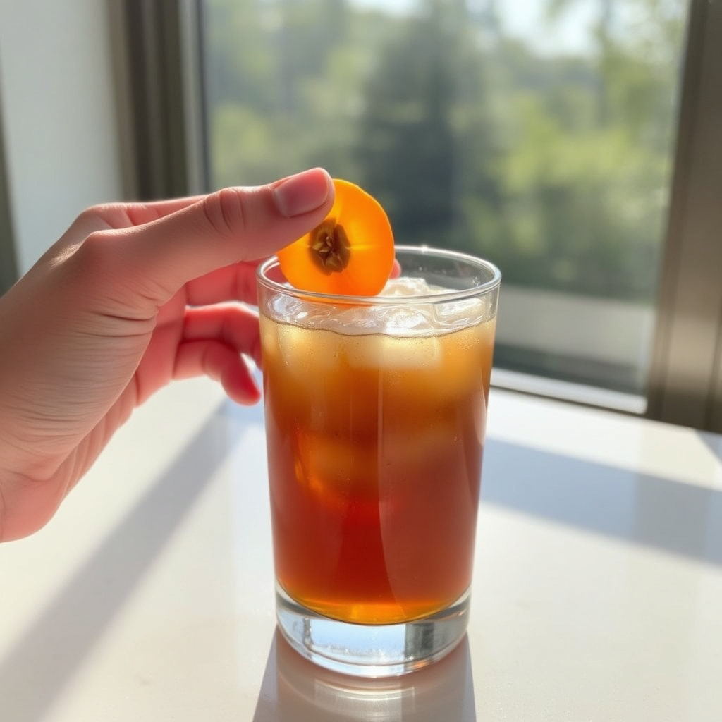 Iced fruit tea 2