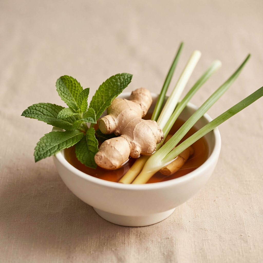 Bloating support botanical composition