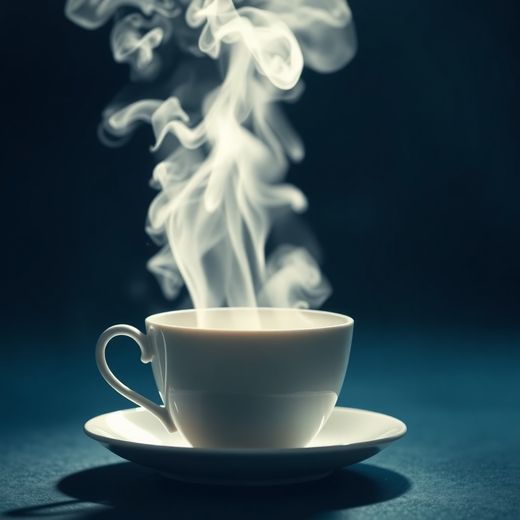 Steam rising