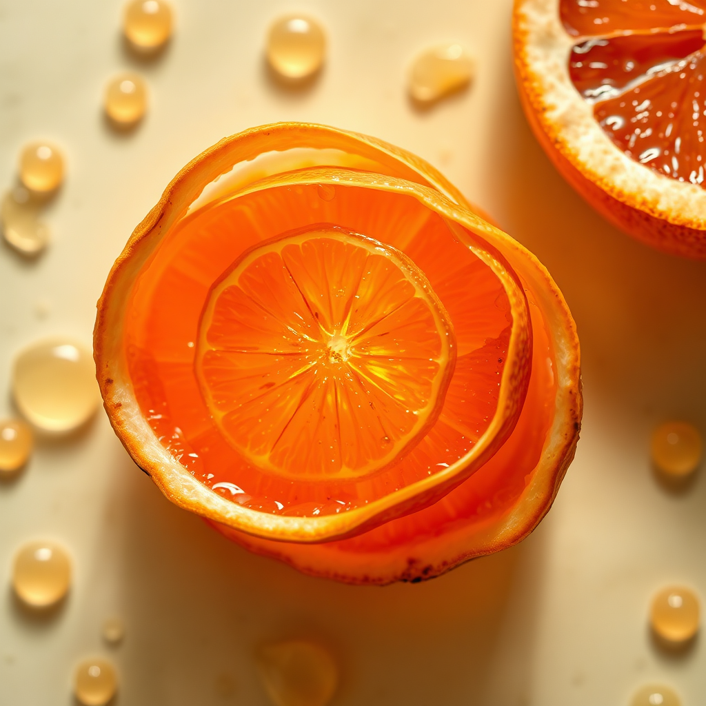 Citrus peels visual