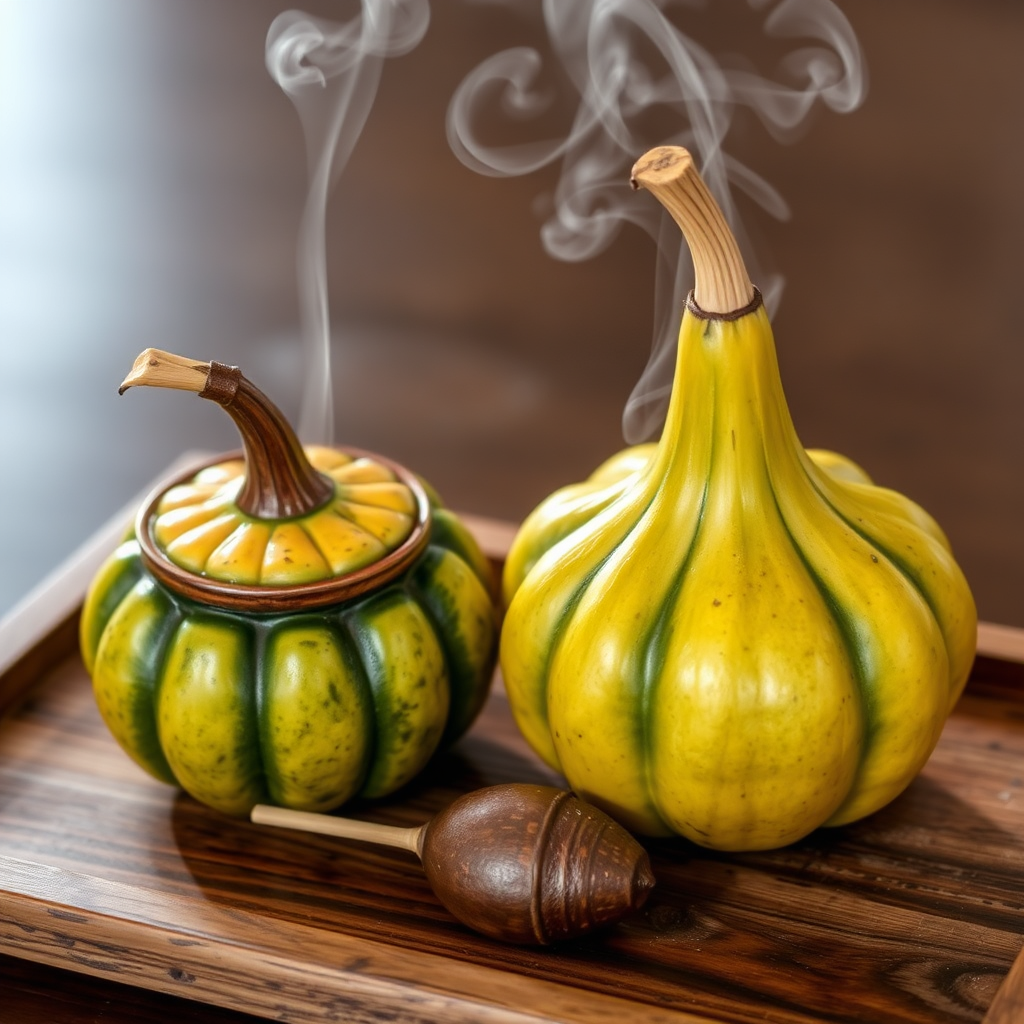 Mate gourds and bombilla