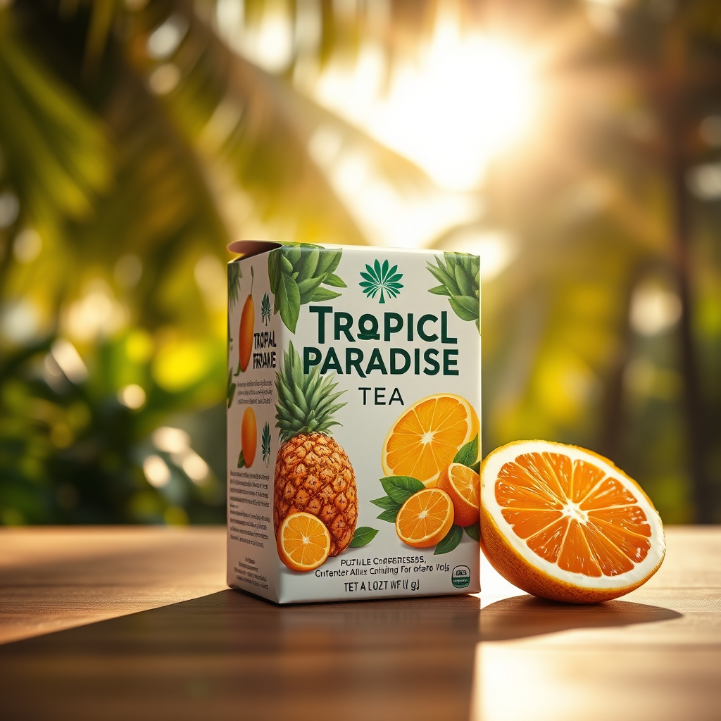 Tropical Paradise packaging