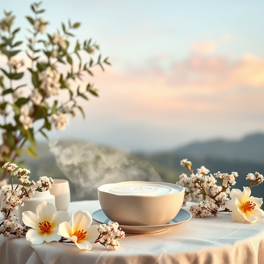 Vanilla cream aesthetics and steam