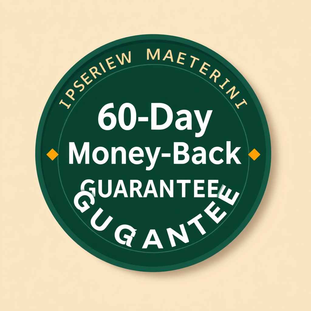 60-day money-back guarantee badge
