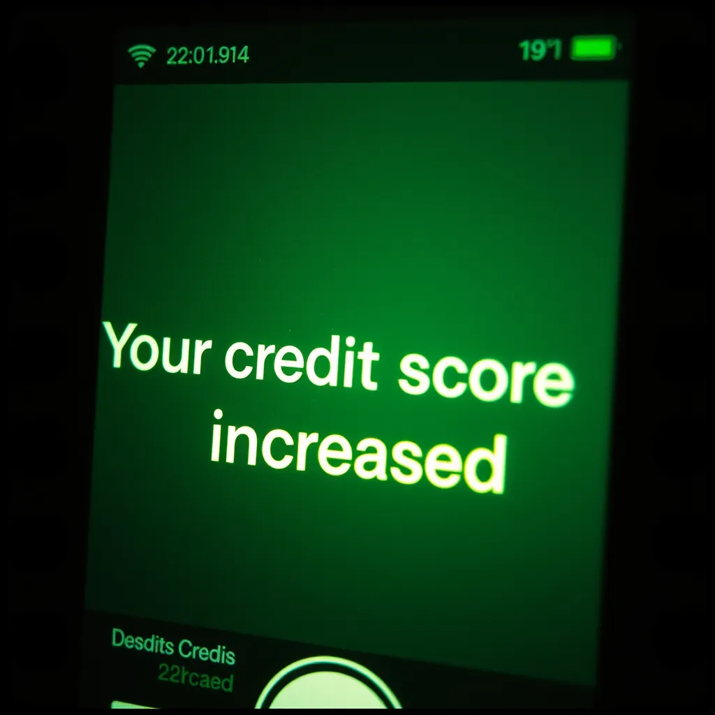 A digital clock counting down from 15 seconds beside a credit report with various negative marks being highlighted and then disappearing. The background should include a progress bar moving swiftly towards completion, emphasizing speed and effectiveness.