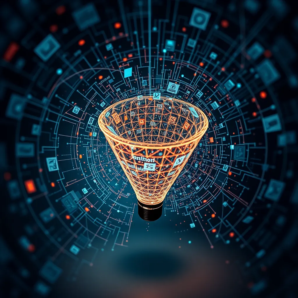 A futuristic workspace with a computer screen displaying a list of generated dispute letters. Each letter addresses specific derogatory items with organized, professional formatting. The user sits back, relaxed, while the software performs the task. The scene should feel modern and technologically advanced.