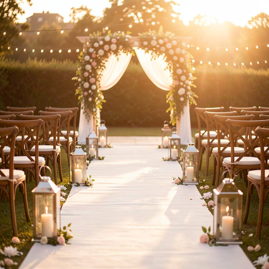 Ceremony aisle