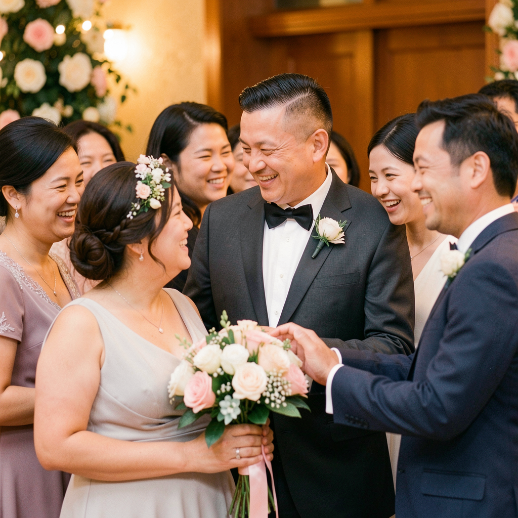 Guests celebrating