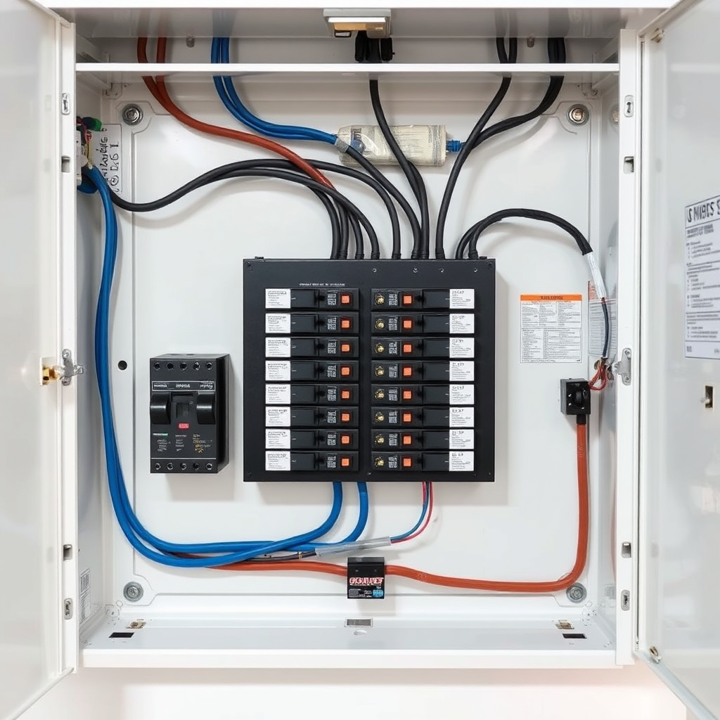 New electrical panel installation
