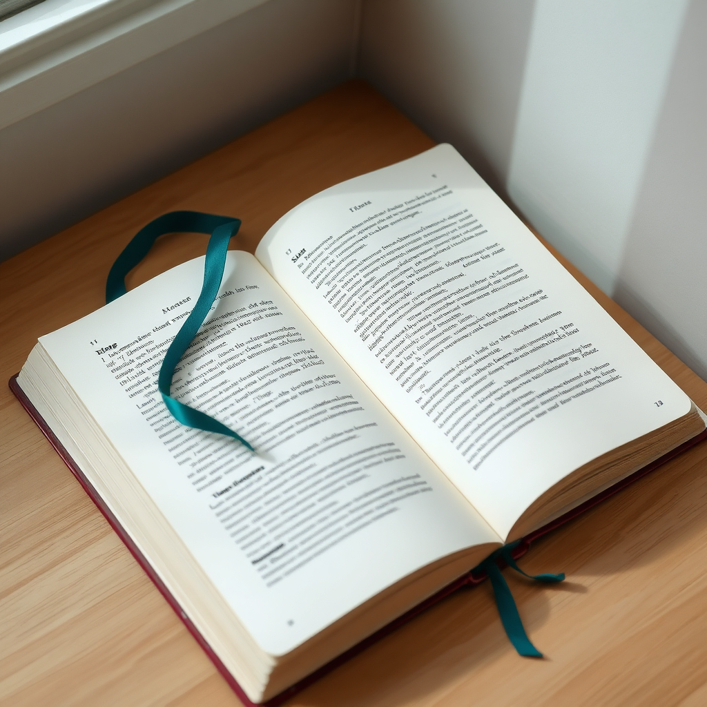 Notebook and reading setup suggesting content clarity