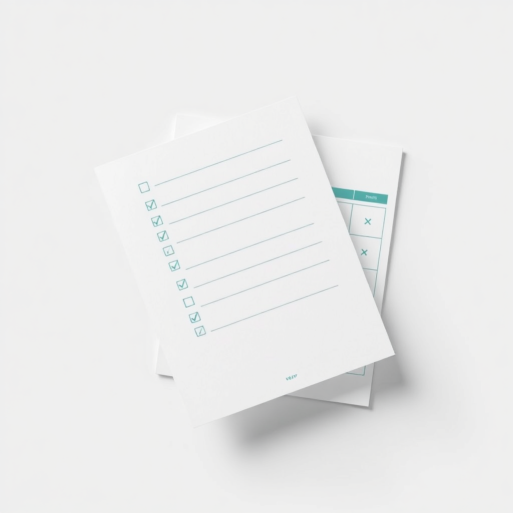 Thumbnail mockup of a checklist resource