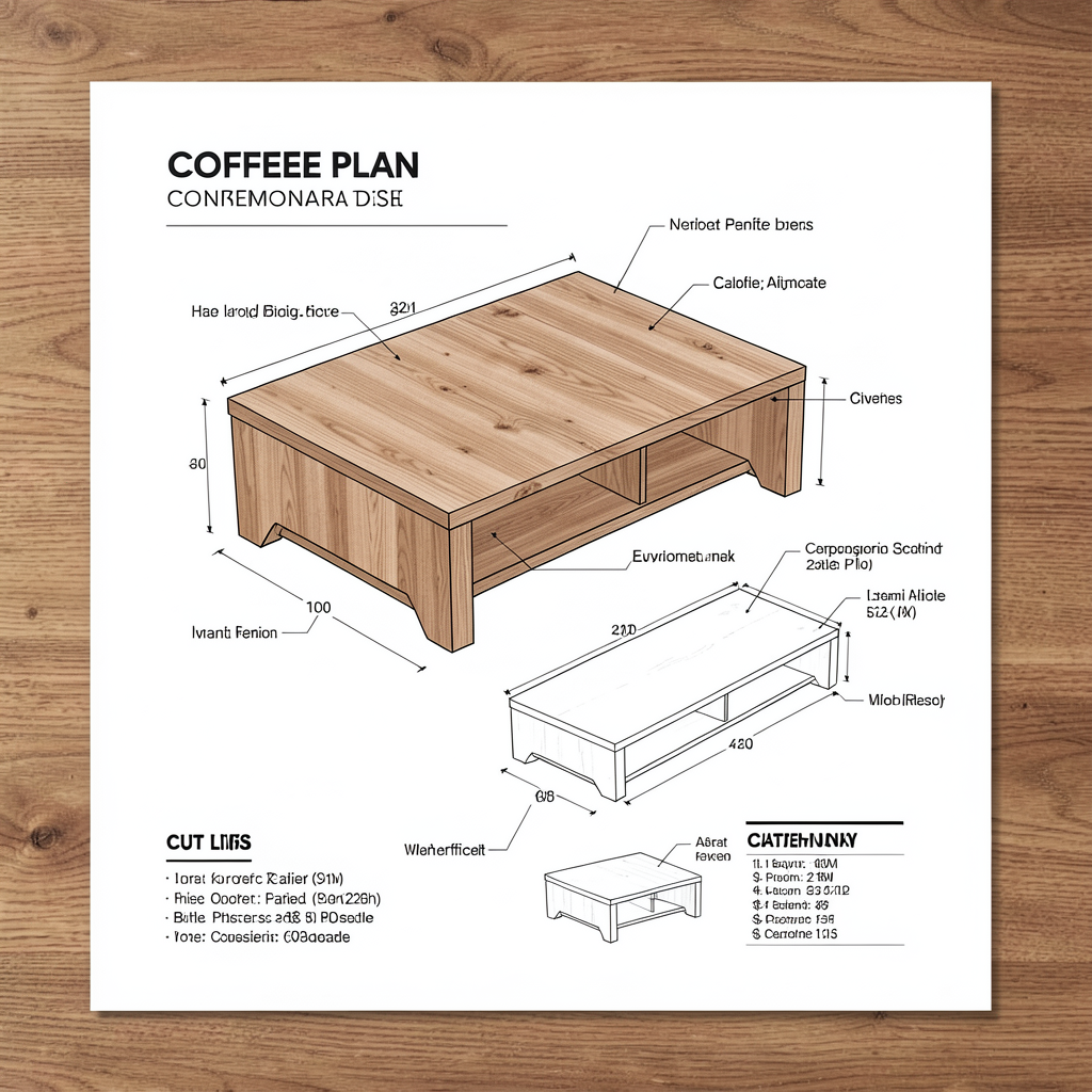 Plan card image: coffee table