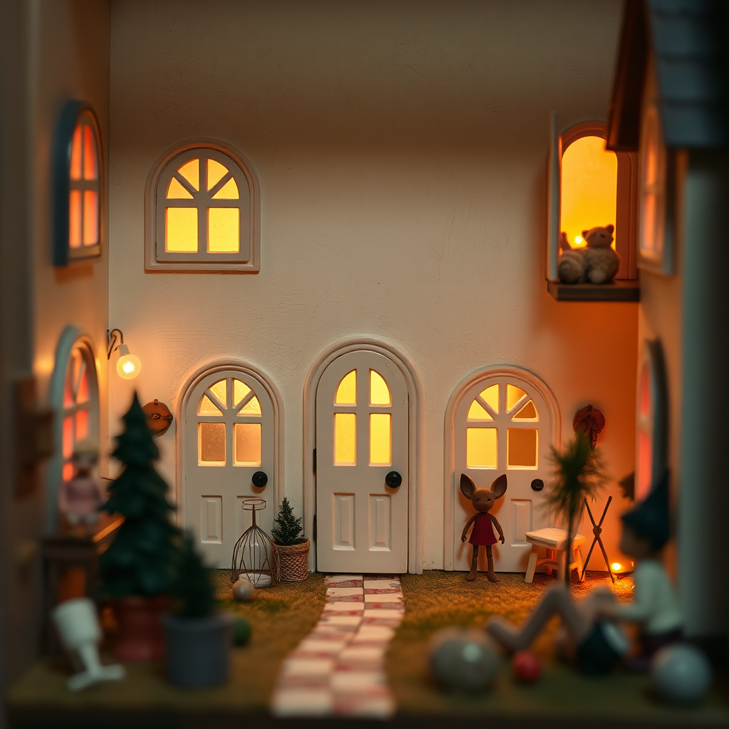 A cozy world through a tiny door