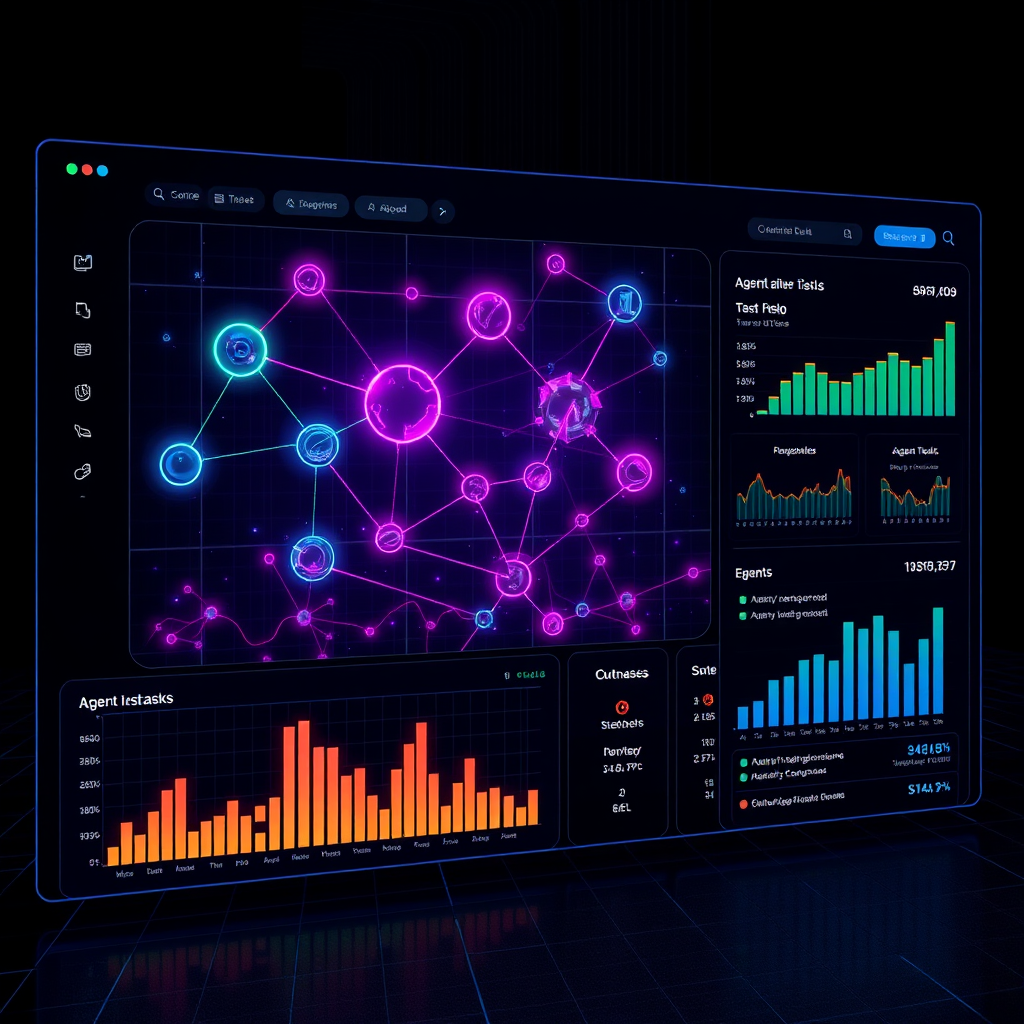 Autonomous AI workflow dashboard